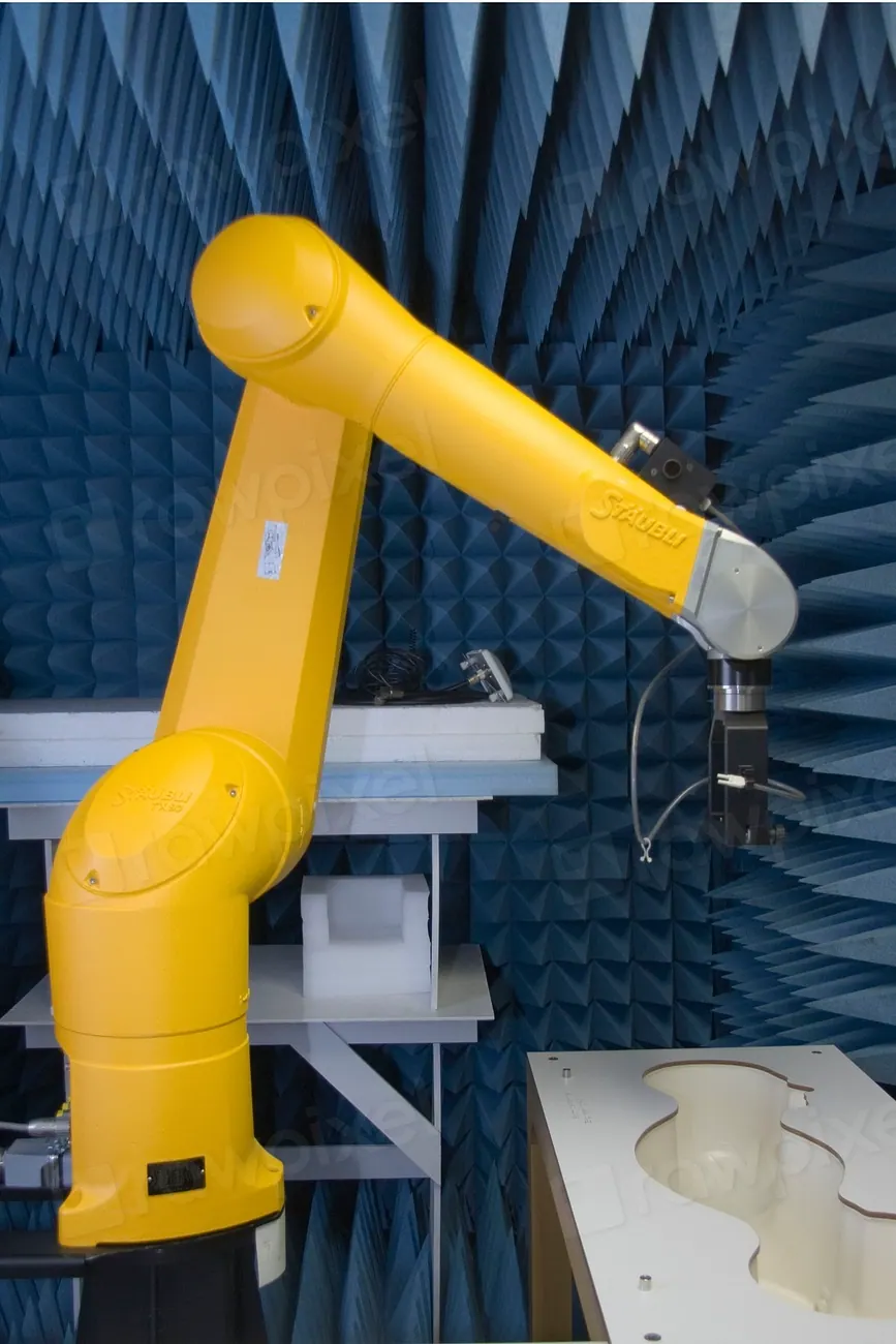 En robotarm i arbete